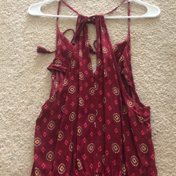 Patterned Flowy Romper - Picture 4 of 4